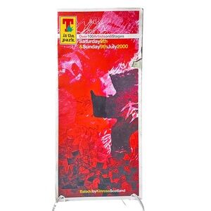 T In The Park 2000 Y2k Festival Program Balado Kinross Scotland Travis Iggy Moby